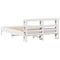 vidaXL Bed Frame without Mattress White 140x190 cm Solid Wood Pine