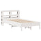 vidaXL Bed Frame without Mattress White 75x190 cm Small Single Solid Wood Pine