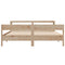 vidaXL Bed Frame without Mattress 180x200 cm Super King Solid Wood Pine