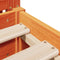 vidaXL Bed Frame without Mattress Wax Brown 180x200 cm Super King Solid Wood Pine