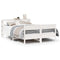 vidaXL Bed Frame without Mattress White 160x200 cm Solid Wood Pine