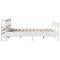 vidaXL Bed Frame without Mattress White 160x200 cm Solid Wood Pine