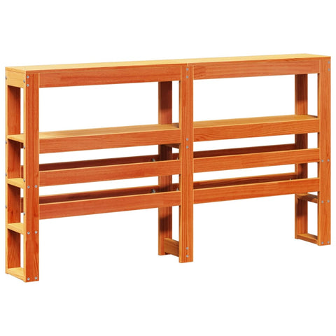 vidaXL Bed Frame without Mattress Wax Brown 160x200 cm Solid Wood Pine
