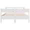 vidaXL Bed Frame without Mattress White 140x200 cm Solid Wood Pine