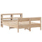 vidaXL Bed Frame without Mattress 120x200 cm Solid Wood Pine