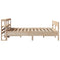 vidaXL Bed Frame without Mattress 120x200 cm Solid Wood Pine