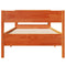 vidaXL Bed Frame without Mattress Wax Brown 90x200 cm Solid Wood Pine
