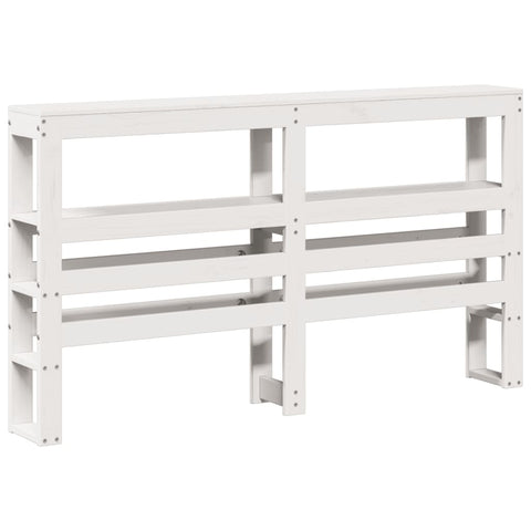 vidaXL Bed Frame without Mattress White 140x190 cm Solid Wood Pine