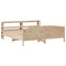 vidaXL Bed Frame without Mattress 200x200 cm Solid Wood Pine