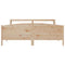 vidaXL Bed Frame without Mattress 200x200 cm Solid Wood Pine
