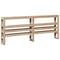 vidaXL Bed Frame without Mattress 200x200 cm Solid Wood Pine