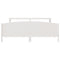 vidaXL Bed Frame without Mattress White 200x200 cm Solid Wood Pine