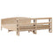 vidaXL Bed Frame without Mattress 180x200 cm Super King Solid Wood Pine