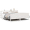 vidaXL Bed Frame without Mattress White 180x200 cm Super King Solid Wood Pine