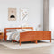 vidaXL Bed Frame without Mattress Wax Brown 180x200 cm Super King Solid Wood Pine
