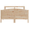 vidaXL Bed Frame without Mattress 160x200 cm Solid Wood Pine
