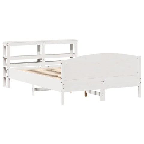 vidaXL Bed Frame without Mattress White 160x200 cm Solid Wood Pine