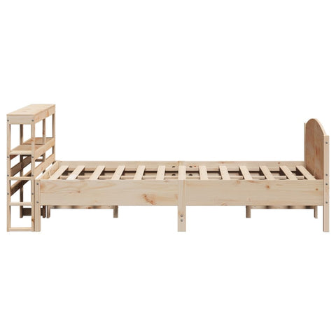 vidaXL Bed Frame without Mattress 150x200 cm King Size Solid Wood Pine
