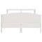 vidaXL Bed Frame without Mattress White 120x200 cm Solid Wood Pine
