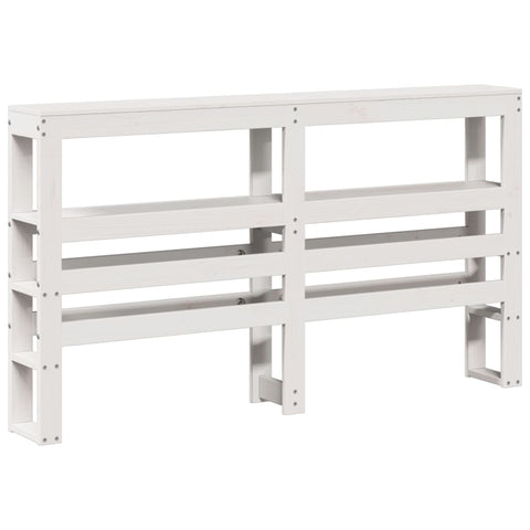 vidaXL Bed Frame without Mattress White 120x200 cm Solid Wood Pine