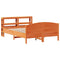 vidaXL Bed Frame without Mattress Wax Brown 140x190 cm Solid Wood Pine