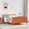 vidaXL Bed Frame without Mattress Wax Brown 135x190 cm Double Solid Wood Pine