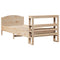 vidaXL Bed Frame without Mattress 100x200 cm Solid Wood Pine