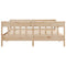 vidaXL Bed Frame without Mattress 200x200 cm Solid Wood Pine