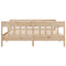 vidaXL Bed Frame without Mattress 180x200 cm Super King Solid Wood Pine