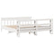 vidaXL Bed Frame without Mattress White 180x200 cm Super King Solid Wood Pine