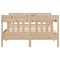 vidaXL Bed Frame without Mattress 160x200 cm Solid Wood Pine