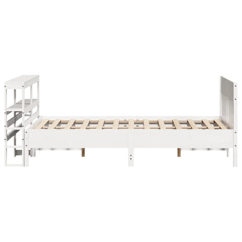vidaXL Bed Frame without Mattress White 160x200 cm Solid Wood Pine