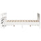 vidaXL Bed Frame without Mattress White 160x200 cm Solid Wood Pine