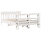 vidaXL Bed Frame without Mattress White 160x200 cm Solid Wood Pine