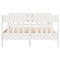 vidaXL Bed Frame without Mattress White 150x200 cm King Size Solid Wood Pine