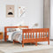 vidaXL Bed Frame without Mattress Wax Brown 150x200 cm King Size Solid Wood Pine