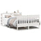 vidaXL Bed Frame without Mattress White 140x200 cm Solid Wood Pine