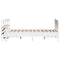 vidaXL Bed Frame without Mattress White 140x200 cm Solid Wood Pine