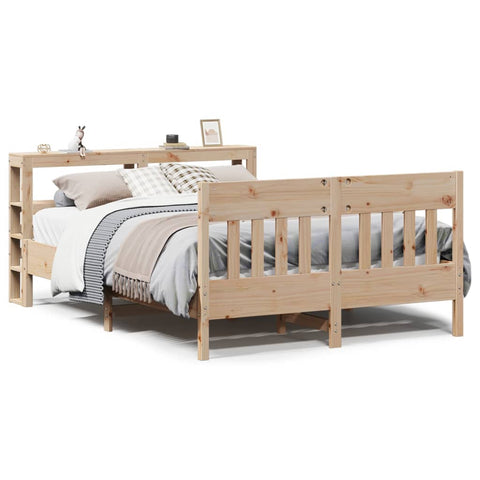 vidaXL Bed Frame without Mattress 120x200 cm Solid Wood Pine