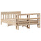 vidaXL Bed Frame without Mattress 140x190 cm Solid Wood Pine