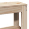 vidaXL Bed Frame with Headboard 200x200 cm Solid Wood Pine