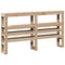 vidaXL Bed Frame with Headboard 160x200 cm Solid Wood Pine