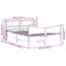 vidaXL Bed Frame with Headboard 160x200 cm Solid Wood Pine