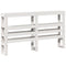 vidaXL Bed Frame with Headboard White 160x200 cm Solid Wood Pine
