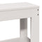 vidaXL Bed Frame with Headboard White 135x190 cm Double Solid Wood Pine