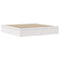 vidaXL Bed Frame with Headboard White 200x200 cm Solid Wood Pine