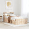 vidaXL Bed Frame with Headboard 90x190 cm Single Solid Wood Pine