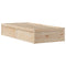 vidaXL Bed Frame with Headboard 90x190 cm Single Solid Wood Pine