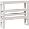 vidaXL Bed Frame with Headboard White 75x190 cm Small Single Solid Wood Pine