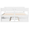 vidaXL Bed Frame without Mattress White 160x200 cm Solid Wood Pine